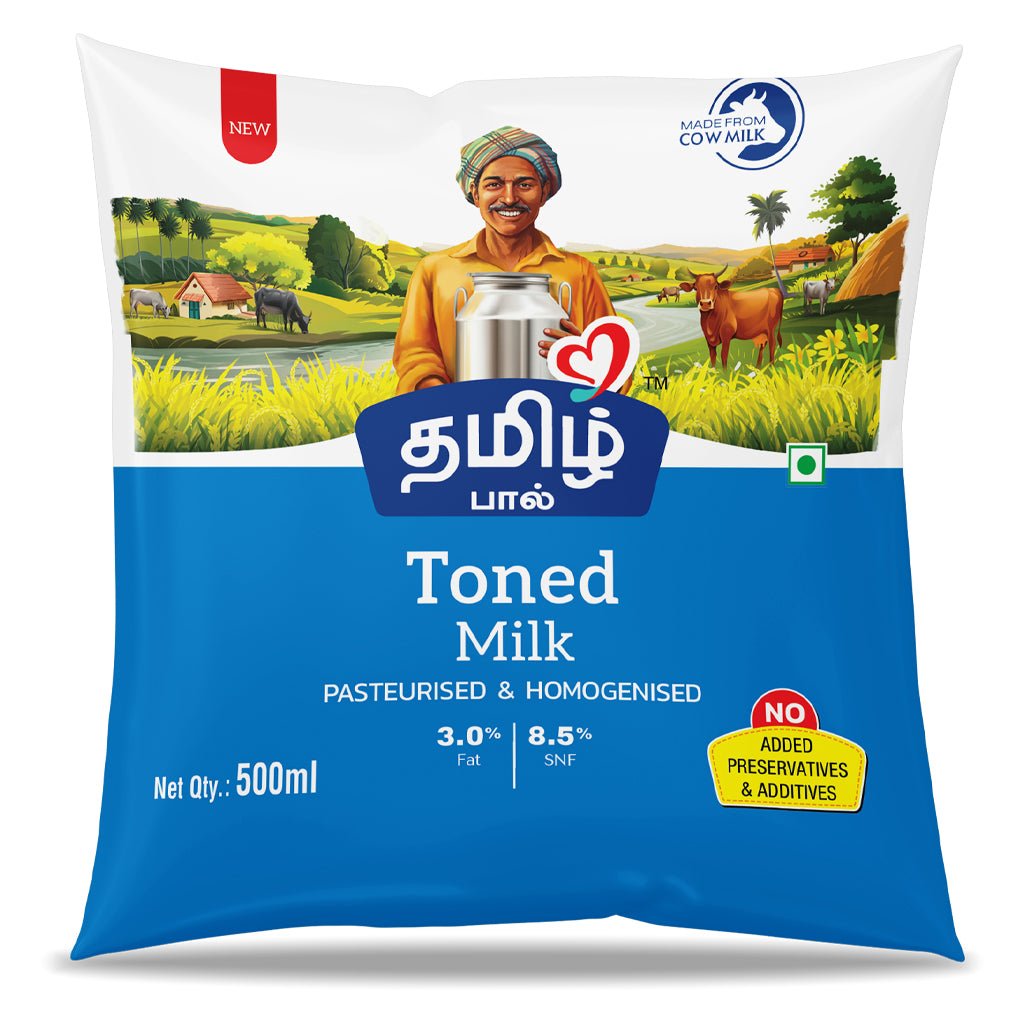 Toned Milk - GK DAIRY - Tamil Paal